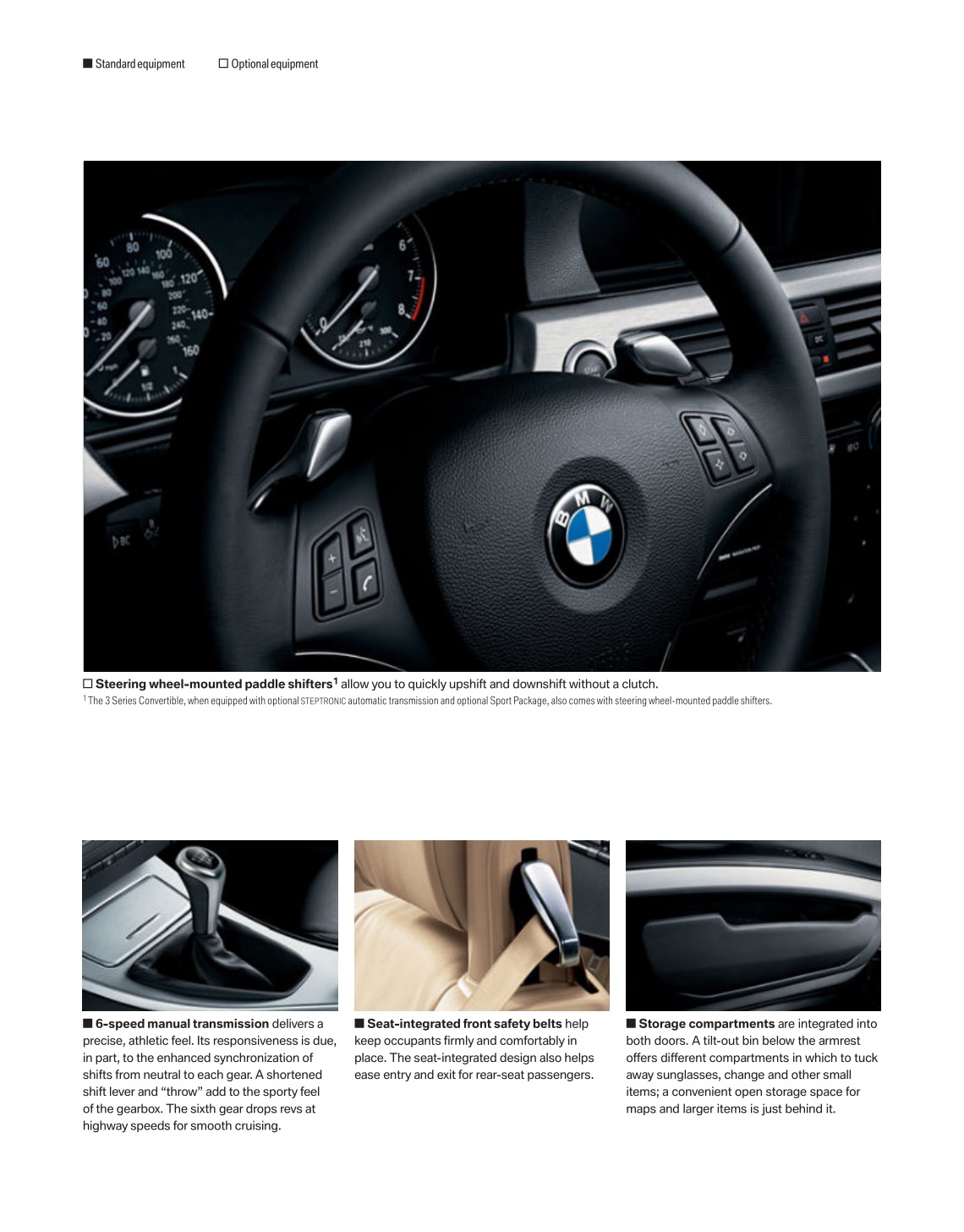 2008 BMW 3-Series Convertible Brochure Page 10